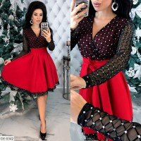 Коктейльное платье в складку