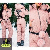 Розовый комбинезон Moschino